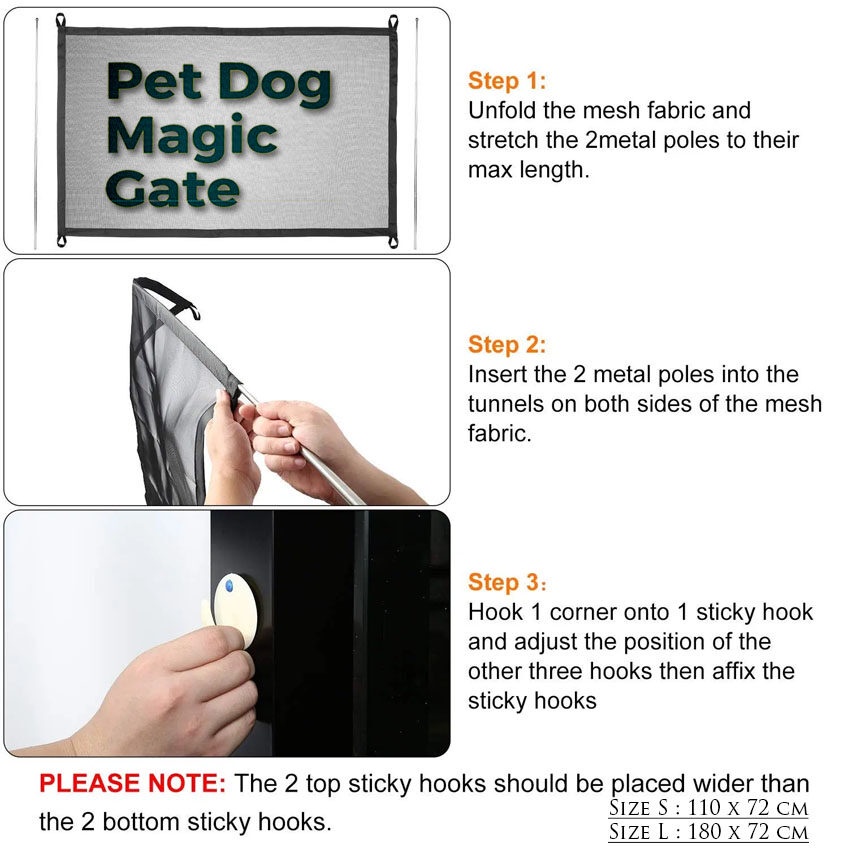 Magic Pet Door, Magical Pet Roller Shutter Door, Dog Barrier Curtain