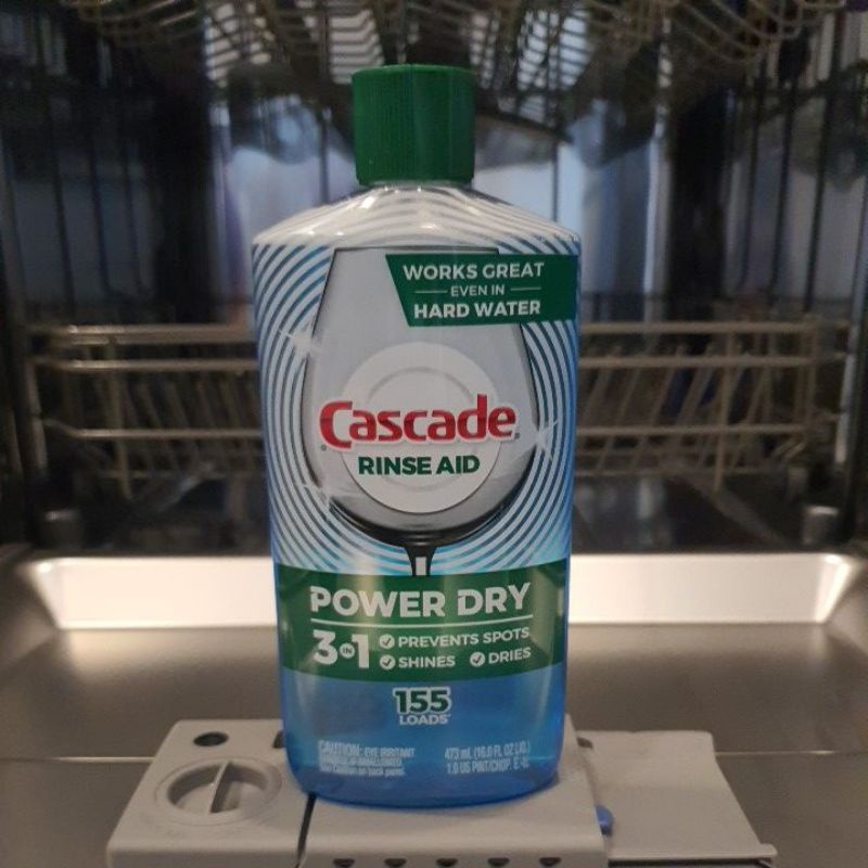 Cascade Rinse Aid น้ำยาแวววาว ขนาด 473 ml นำเข้าจากสหรัฐอเมริกา