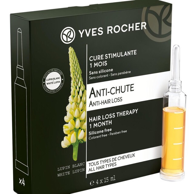 ลด50(แถม!!ครีมทาหน้า 7ml.) Yves Rocher AntiChute Cure Stimulating 1