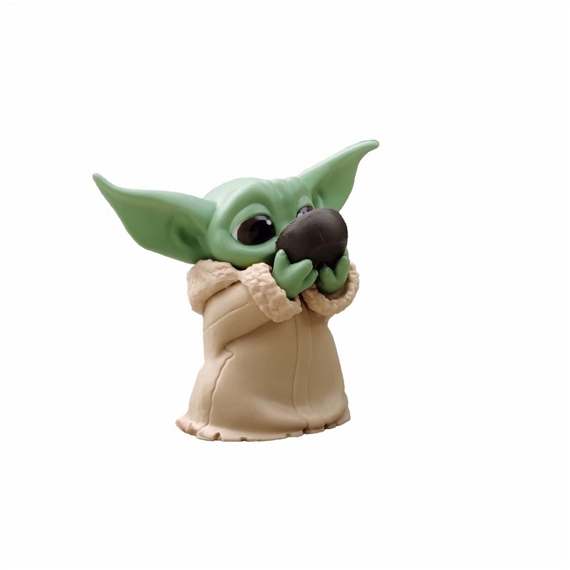 สตาร์ วอร์ส เบบี้ โยดา High Quality 5pcs/set Baby Yoda Grogu Eating