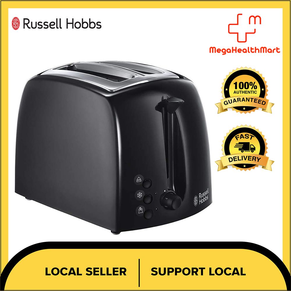 Russell Hobbs Textures 2Slice Toaster 21641 Black Shopee Thailand