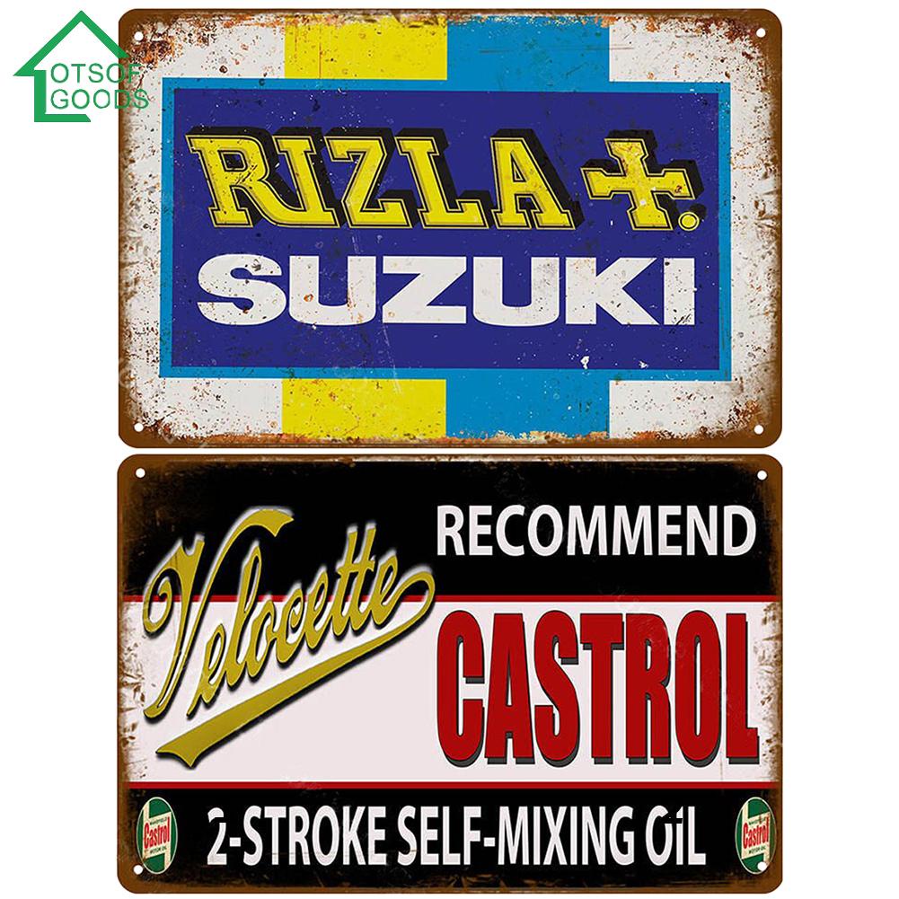 LOTSOFGOODS☆ Letter Plate Vintage Metal Signs Tin Signs Poster Decor