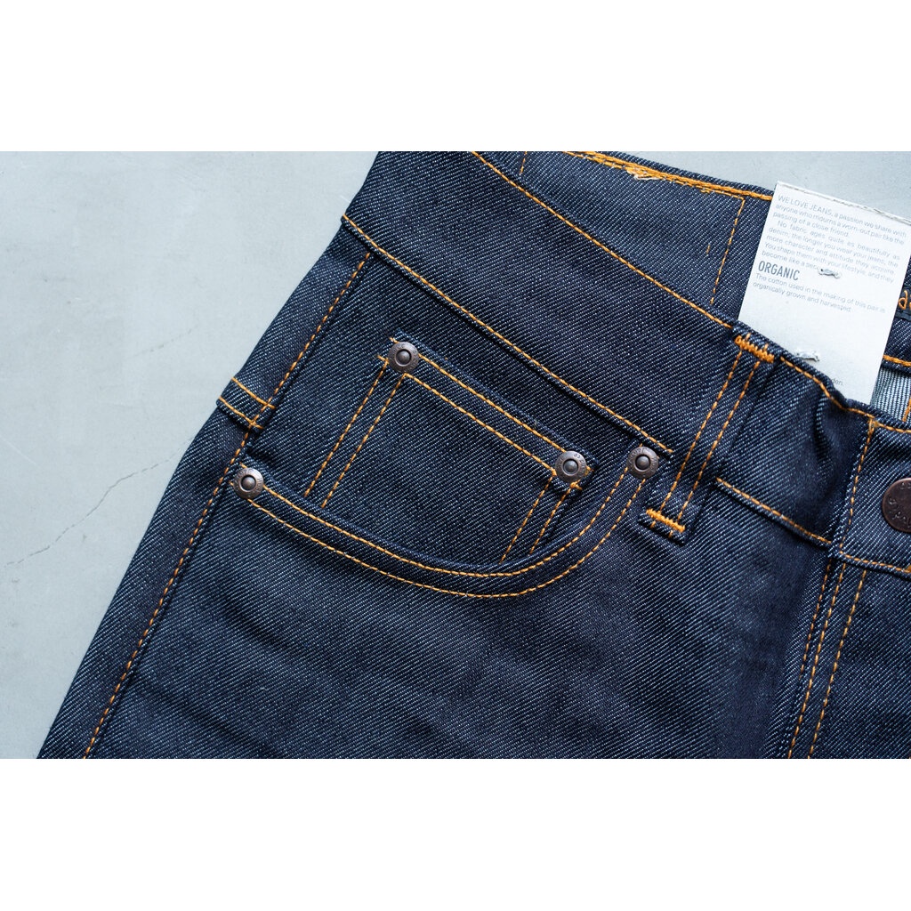 Tape Ted 16 Dips Dry (แถมฟรี ถุงผ้ามูลค่า 300 บาท) ยีนส์ผ้าดิบ จาก Nudie Jeans ของแท้ 100 นำเข้า