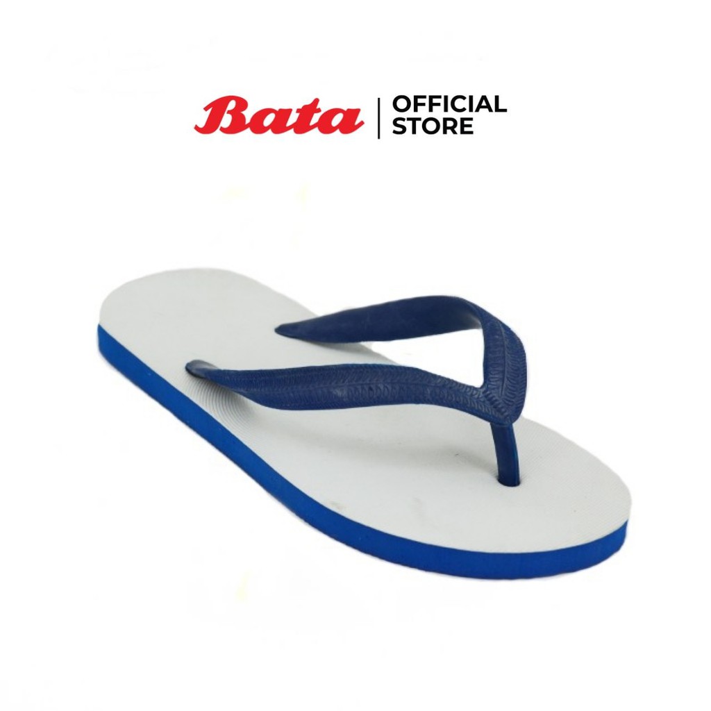Bata SLIPPERS รองเท้าแตะ รองเท้าฟองน้ำ RUBBER THONGS แบบคีบ สีขาว รหัส