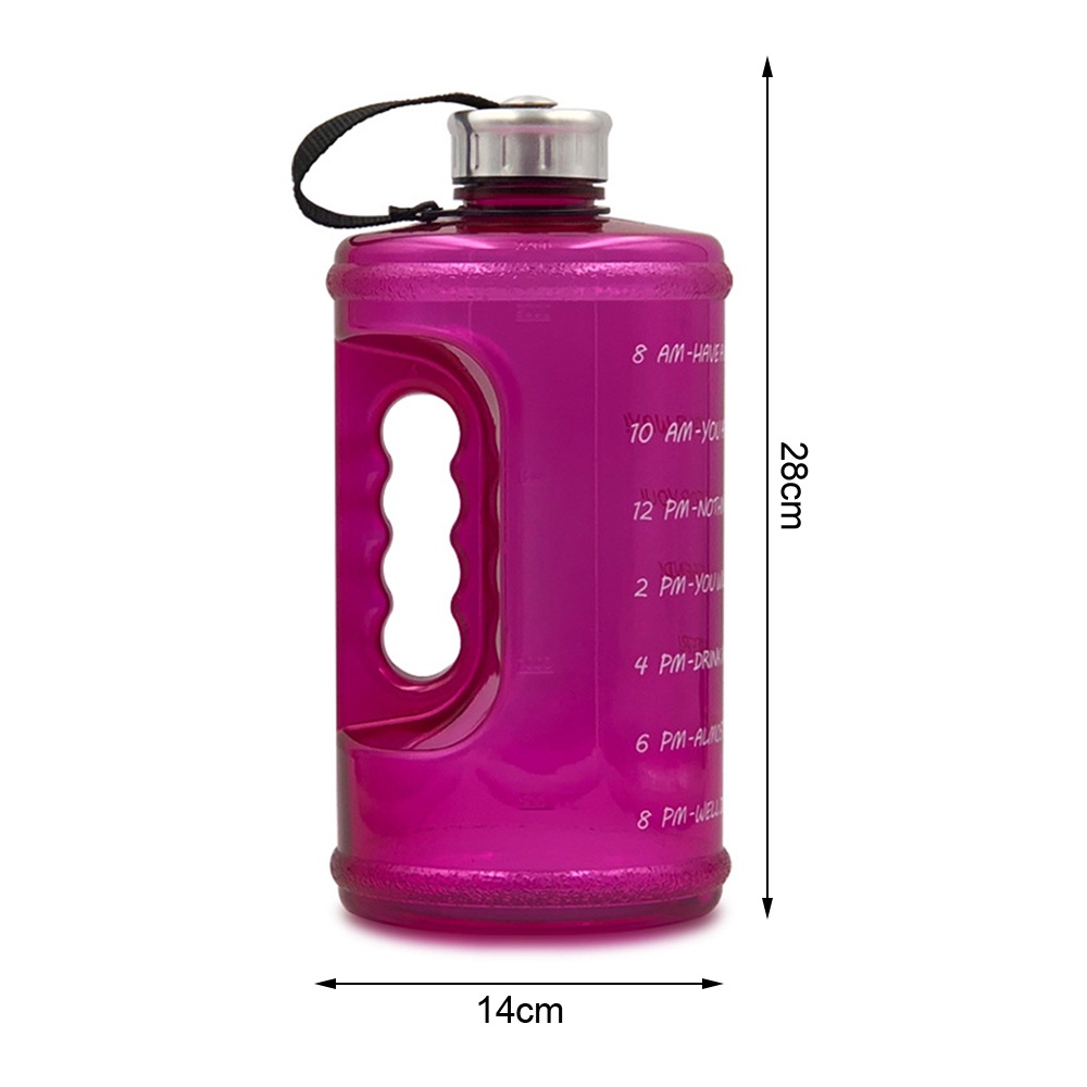 ขวดน้ำWater Bottle Large Caacity Kettle with recise Time Scale Fitness