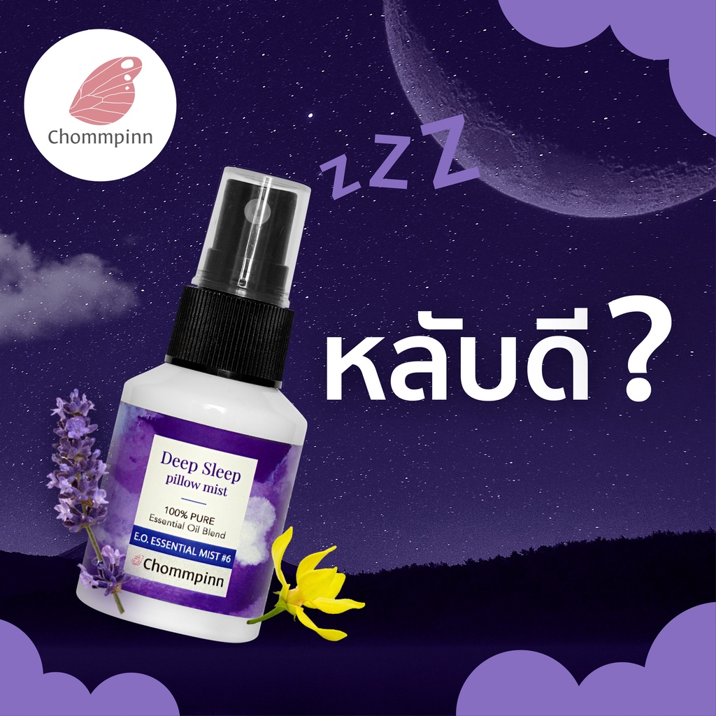 สเปรย์ฉีดหมอนเพื่อการนอนหลับ DEEP SLEEP PILLOW MIST 1030 ml.Karaboon