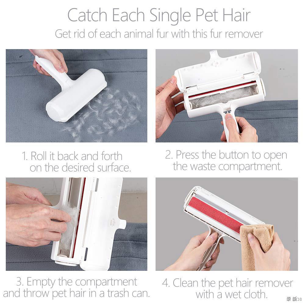 Pet Hair Remover Cleaning Brush Fur Removing Roller Dog Cat Animals Hair Brush Car Clothing