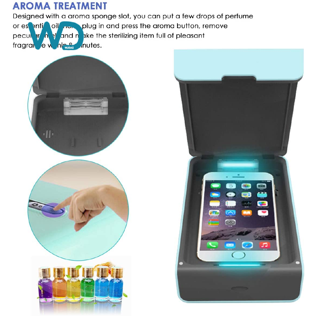 WUDO Smart Phone UV Sanitizer, Portable MultiFunction Ultraviolet