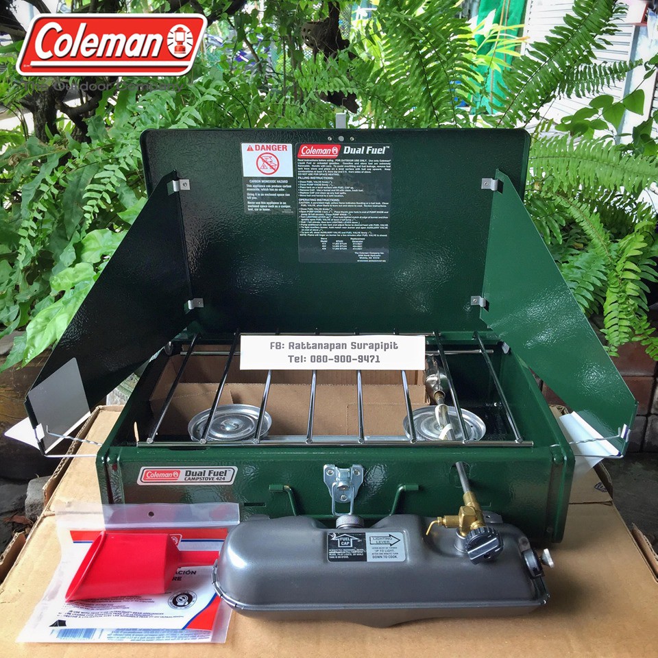 COLEMAN 424 Dual Fuel Campstove เตา เตาน้ำมัน เตา424 โคลแมน น้ำมัน