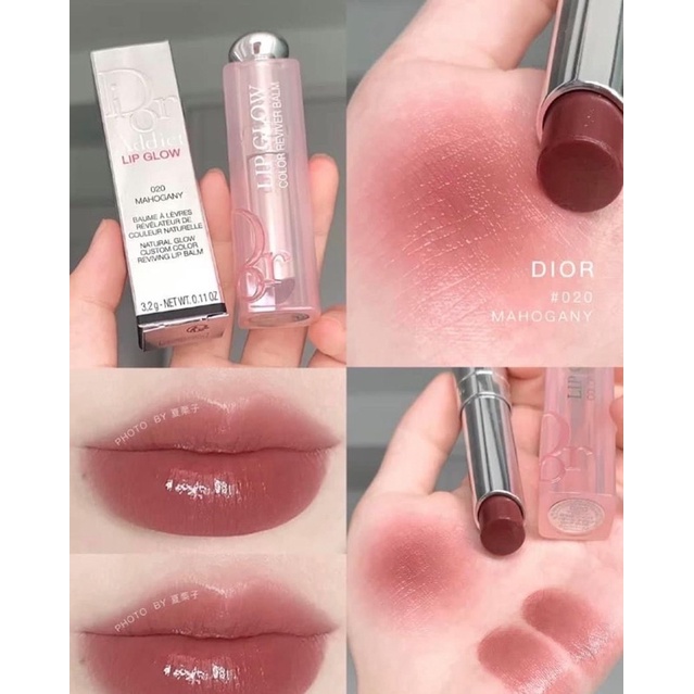 🔻พร้อมส่ง สี020 mahogany🔻Dior lip glow แท้100 Shopee Thailand