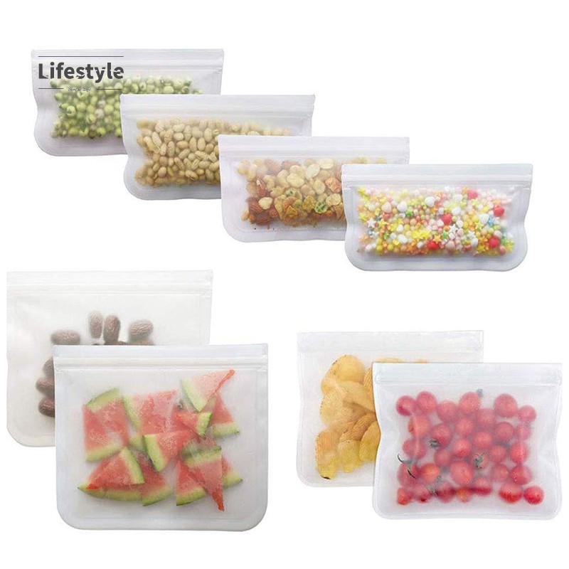 LSweet 12/20Pcs Reusable Mason Jar Bottles Bags Nuts Candy Cookies Bag