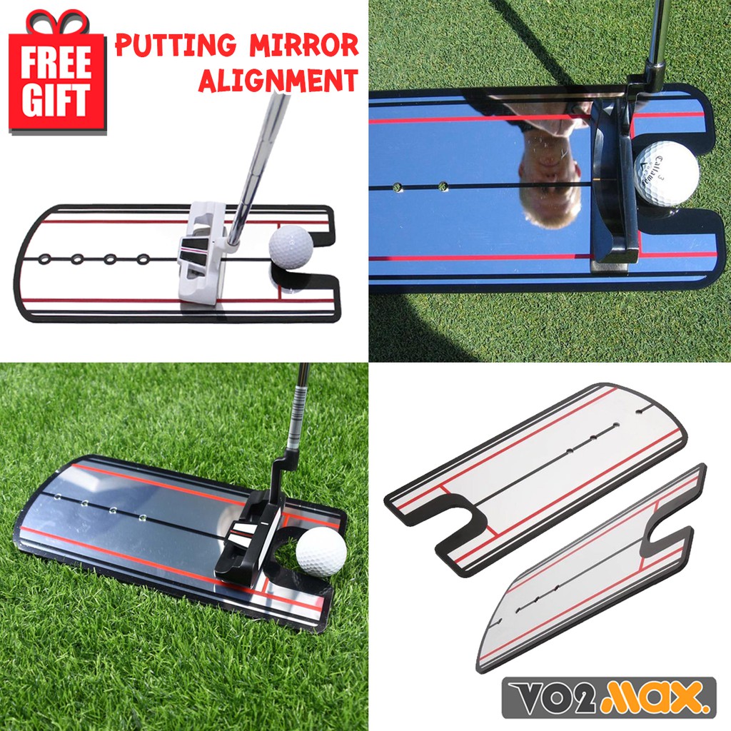 พรมซ้อมพัตต์ 3 IN 1 พรมซ้อมกอล์ฟ Golf Putting mat ฝึกพัตต์ตามระยะ 2 Way