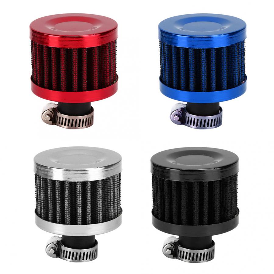 13mm/0.5in Mini Air Intake Filter Vent Crankcase Breather Universal Car