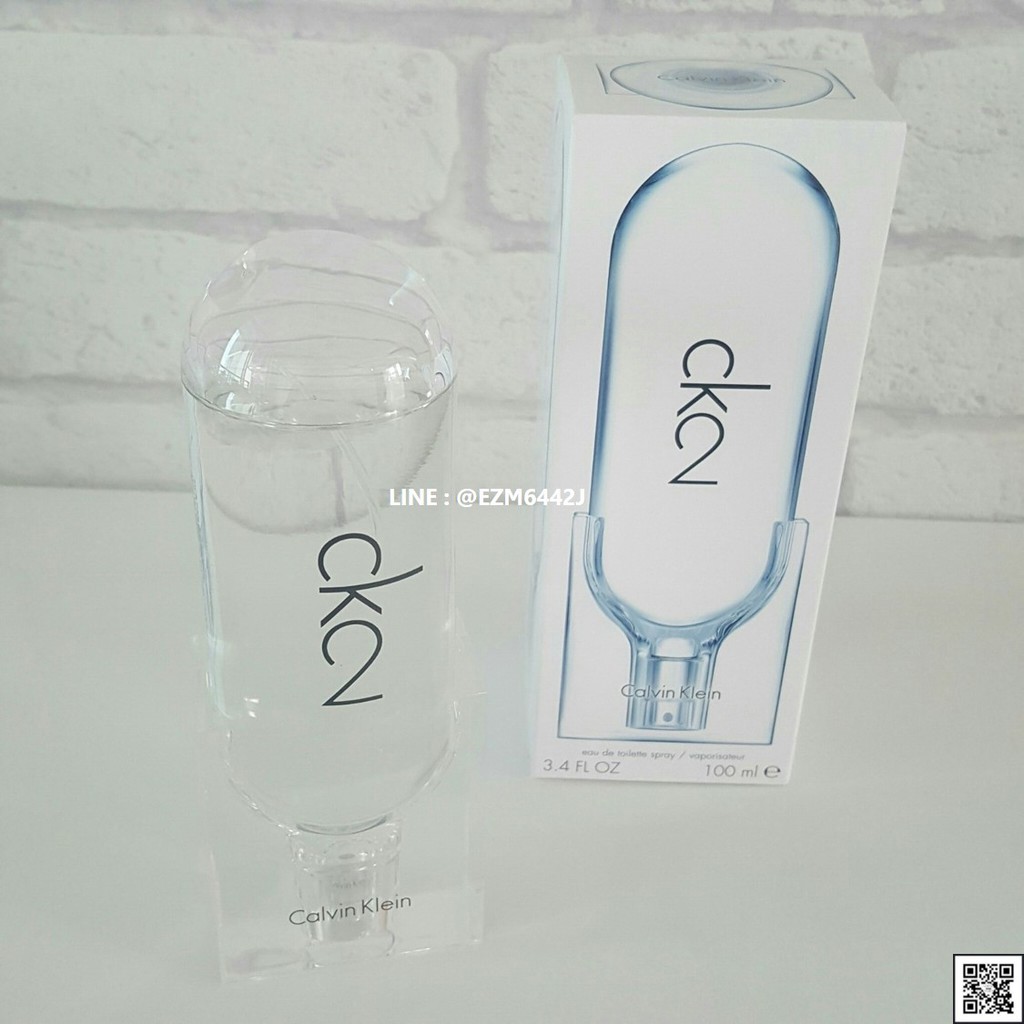 น้ำหอมแท้ CALVIN KLEIN CK2 FOR UNISEX EAU DE TOILETTE SPRAY 100 ML ของ