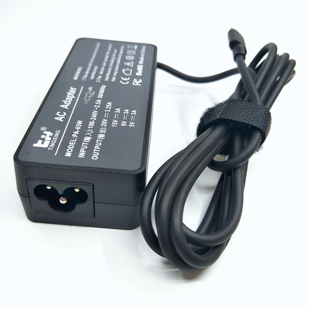 PA65W AC Adapter Thinkpad lenovo T580 X280 charger Type