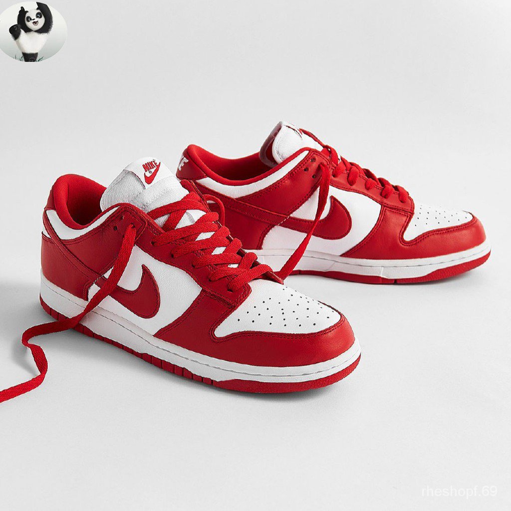 Nike Dunk Low White Championship University Red DD1391600 lupon.gov.ph