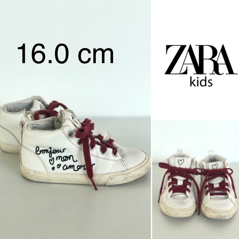 ️ รองเท้าหุ้มข้อ Zara kids size EU 25 (16.0 CM) Shopee Thailand