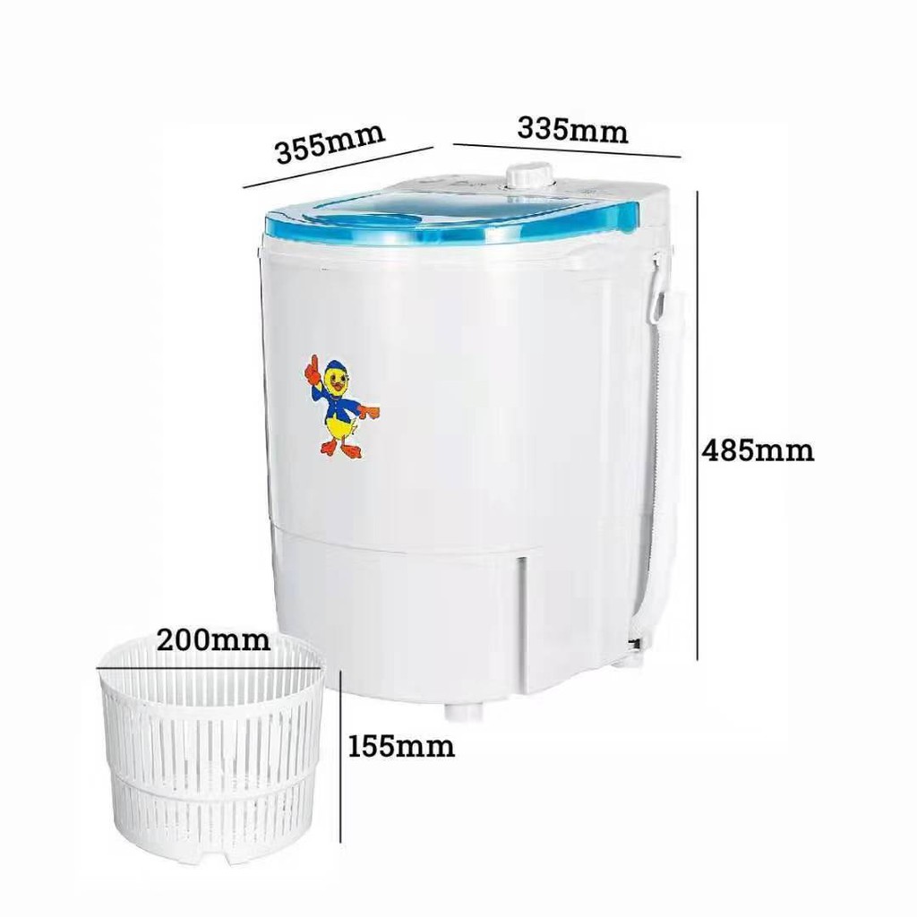 Mini washing machine เครื่องซักผ้ามินิ 2in1 ซักและปั่นแห้งในตัวเดียวกัน