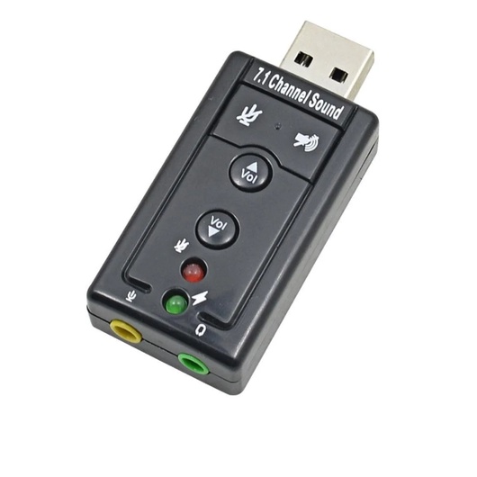 Placa Sonido Usb Externa Grabar 7.1 Pc Tarjeta Sonido | Shopee Argentina