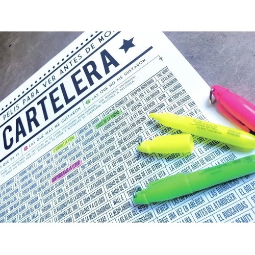 Poster La Cartelera 1000 Películas Para Ver Antes De Morir Cine Regalo Original Para Cinéfilos | Shopee Argentina