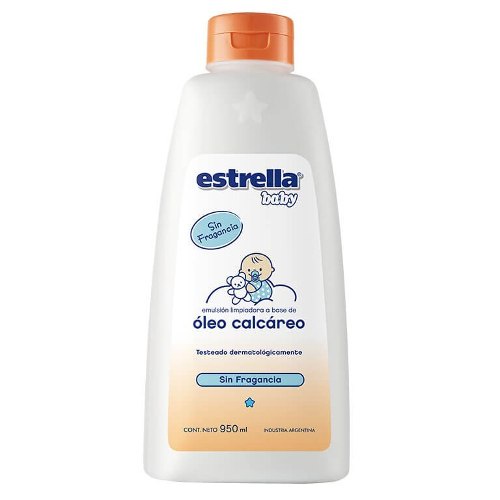Oleo Calcáreo Estrella Baby Sin Fragancia 950Ml | Shopee Argentina
