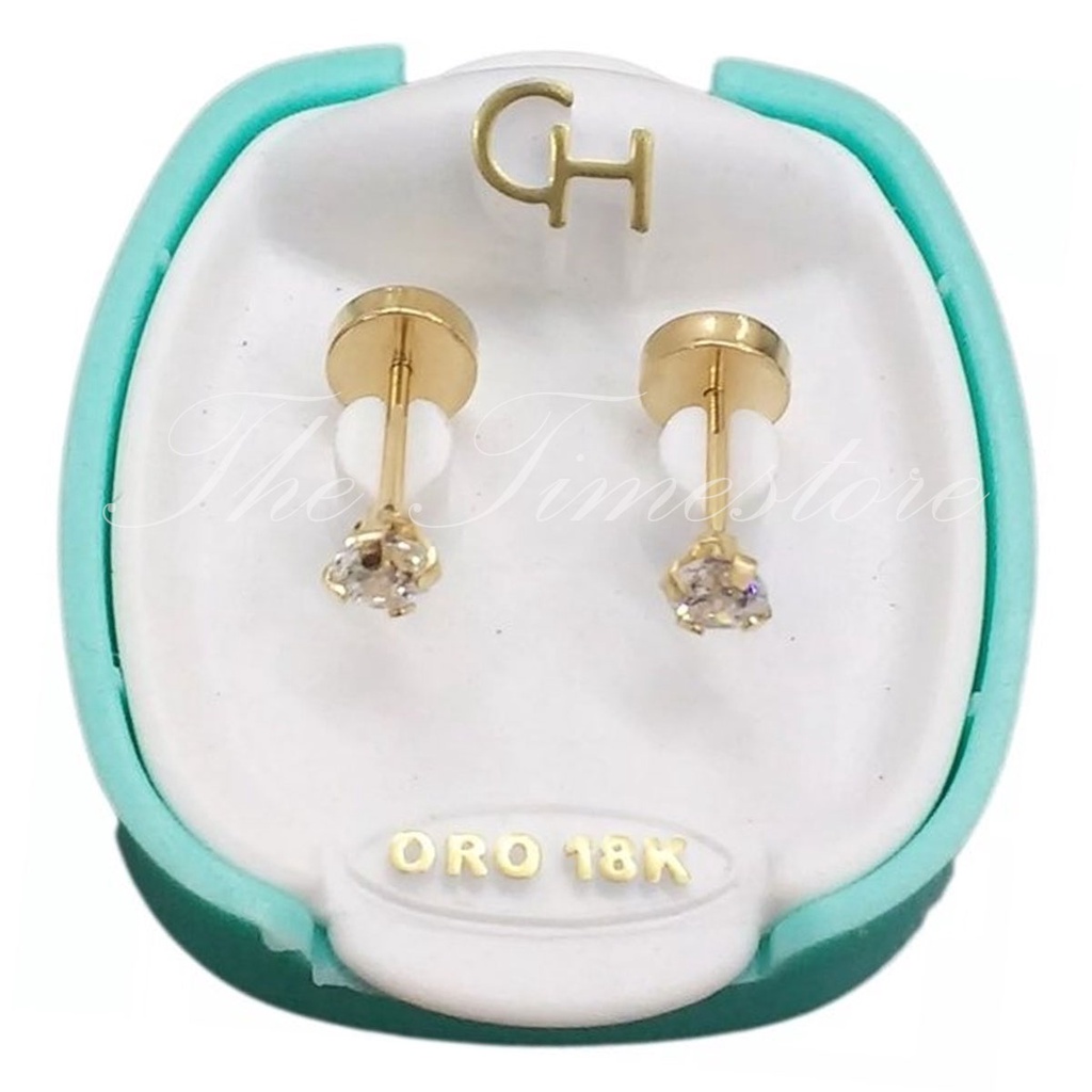 Aros Abridores Bebe Oro 18Kts Piedra Grifa 2Mm Ch-195 | Shopee Argentina