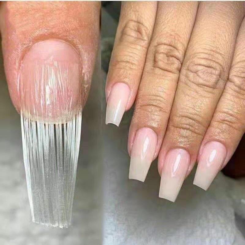 Fibra De Vidro Para Extensão De Unhas/Clips Curvturas Manicure/Salão De