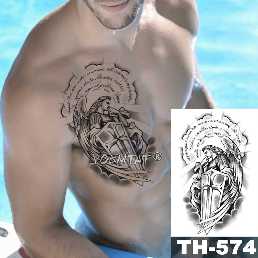 Adesivo De Tatuagem Temporária À Prova D'água De Asa/Santoo/Cavaleiro/Guerreiro/Tatuagens/Corpo | Shopee Brasil 1000_x_1000_jpg