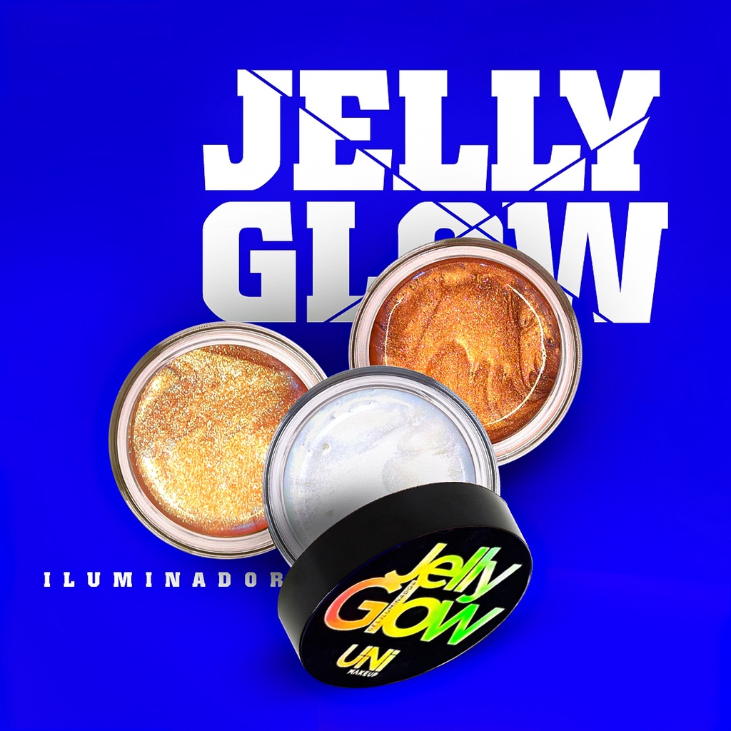 Iluminador em Gel Jelly Glow UNI Makeup Maquiagem Brilho Shopee Brasil