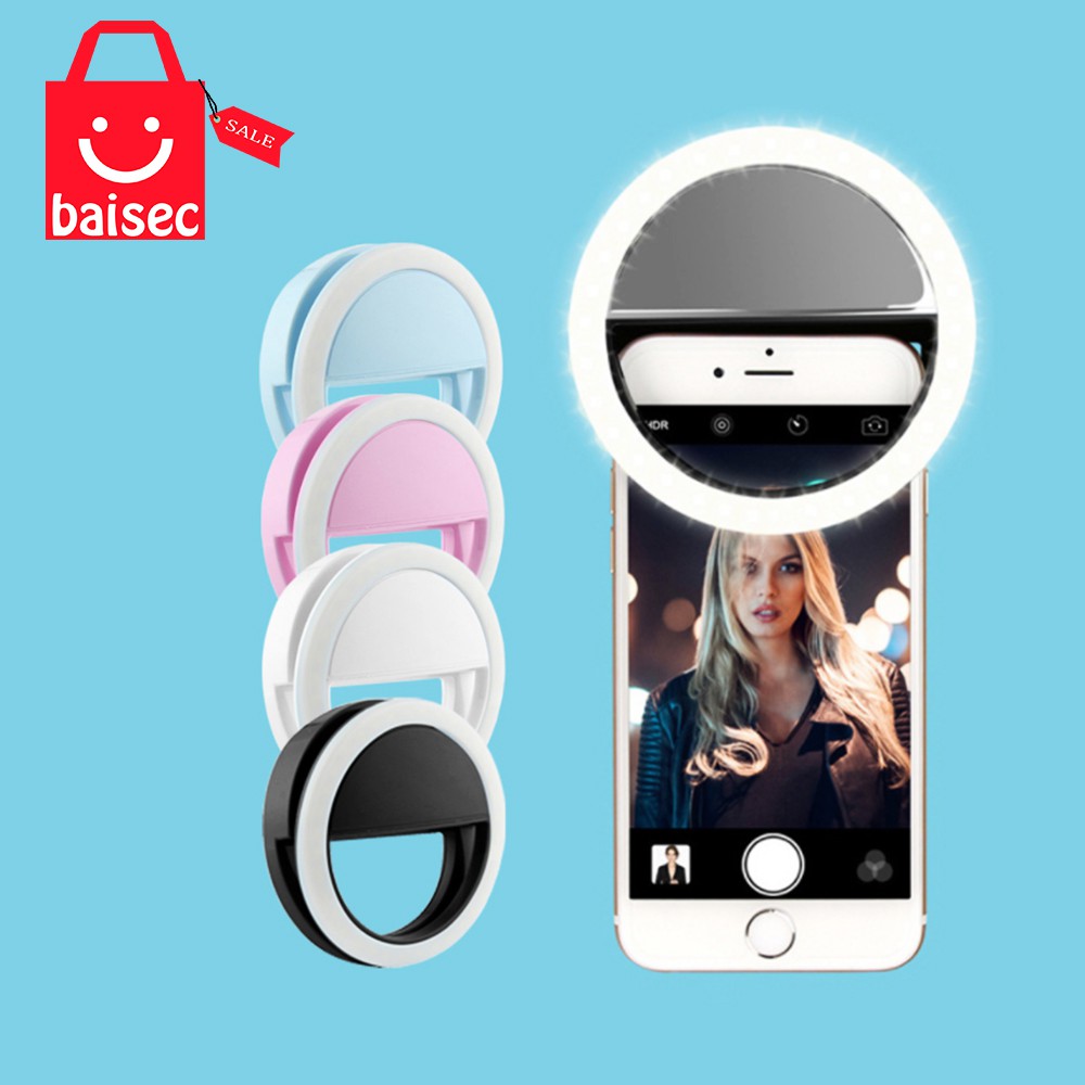 Ring Light Luz Pra Selfie E Fotos Flash Celular Blogueiras BeeCost