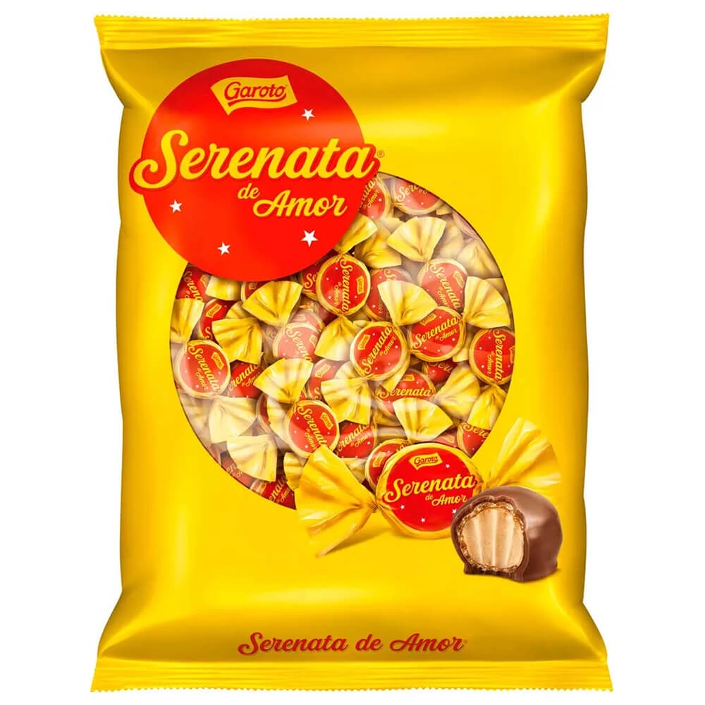 Bombom Chocolate Garoto Serenata de Amor Pacote 825g Shopee Brasil