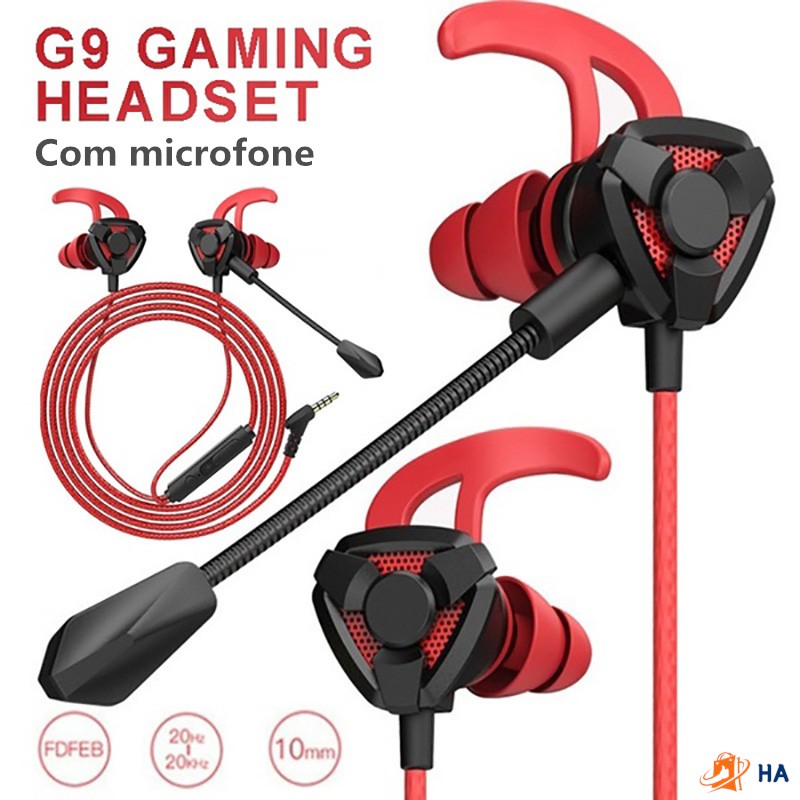 Plextone G30 Fone de Ouvido Gamer Com Microfone /para Jogo PUBG / CSGO / PS4 / PC / Controle de