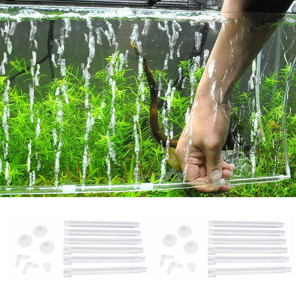 Megamall 2 Set Aquarium Air Tube Airline Tubing Fish Tank Aeration Hose