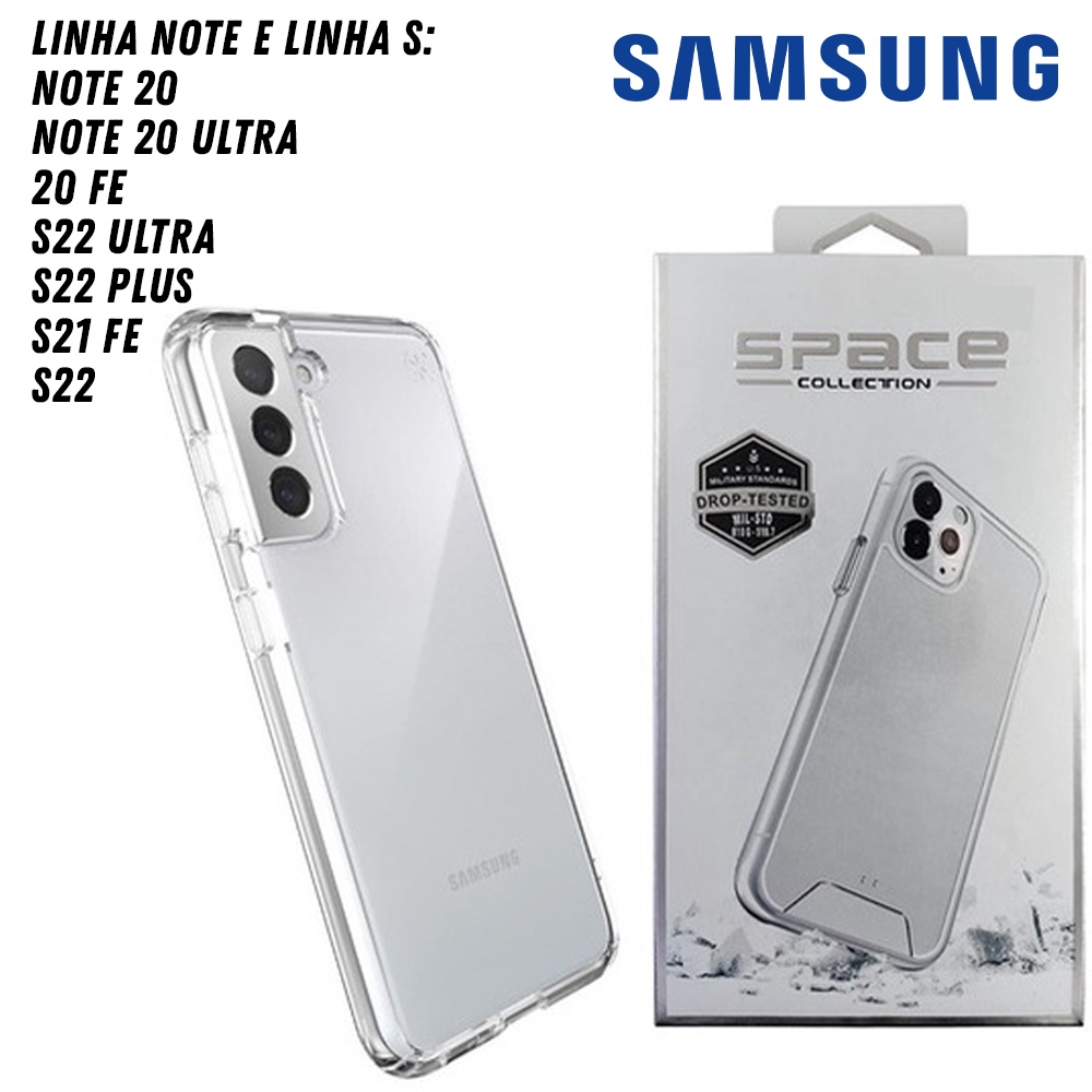 Case Space Original Samsung Galaxy Collection Clear Premium Linha S20