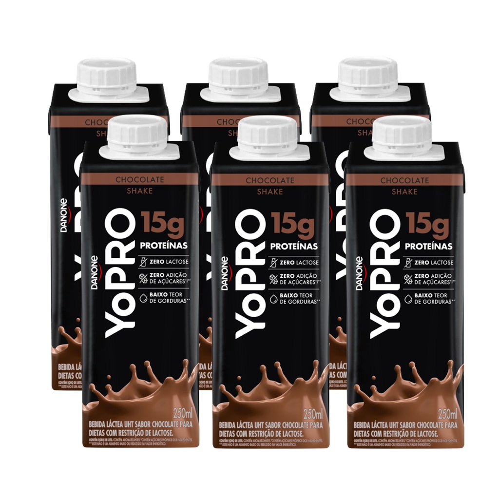 Yopro Danone Chocolate 15g Proteina 4 Unidades Escorrega o Preço