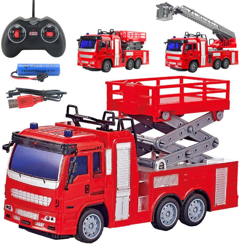 Remote Control Toy RC 130 Fourway Wireless Remote Control Fire Truck