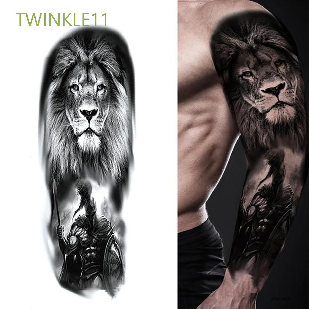 Twinkle11 Tatuagem Temporária / Leão / Coroa / Da Moda / Masculina / Feminina | Shopee Brasil 1000_x_1000_jpg