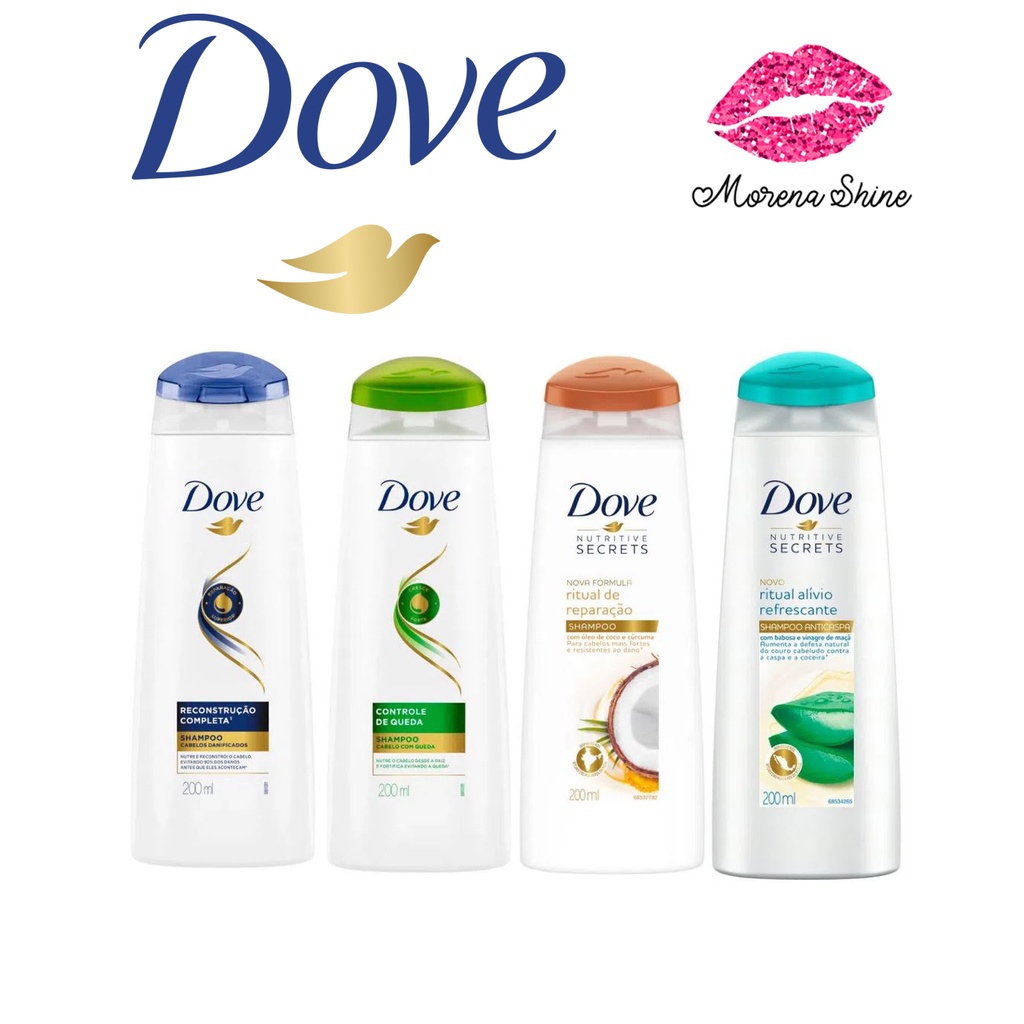 Shampoo Dove 200ml Shopee Brasil