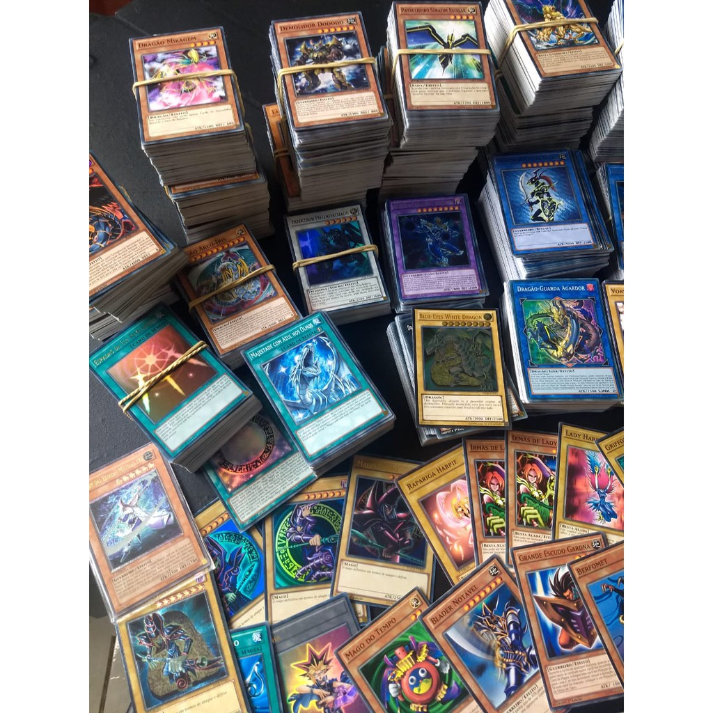 Mega lote de 50 cartas de YU GI OH Originais + Booster brinde! Envio