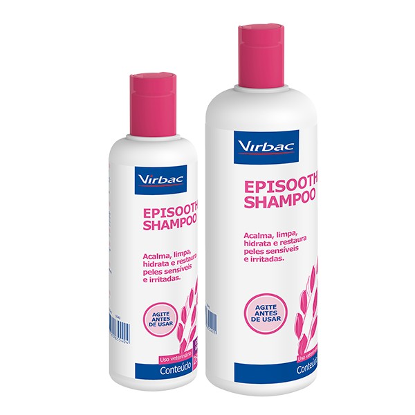 Shampoo Virbac Episoothe 250 e 500 ml Shopee Brasil