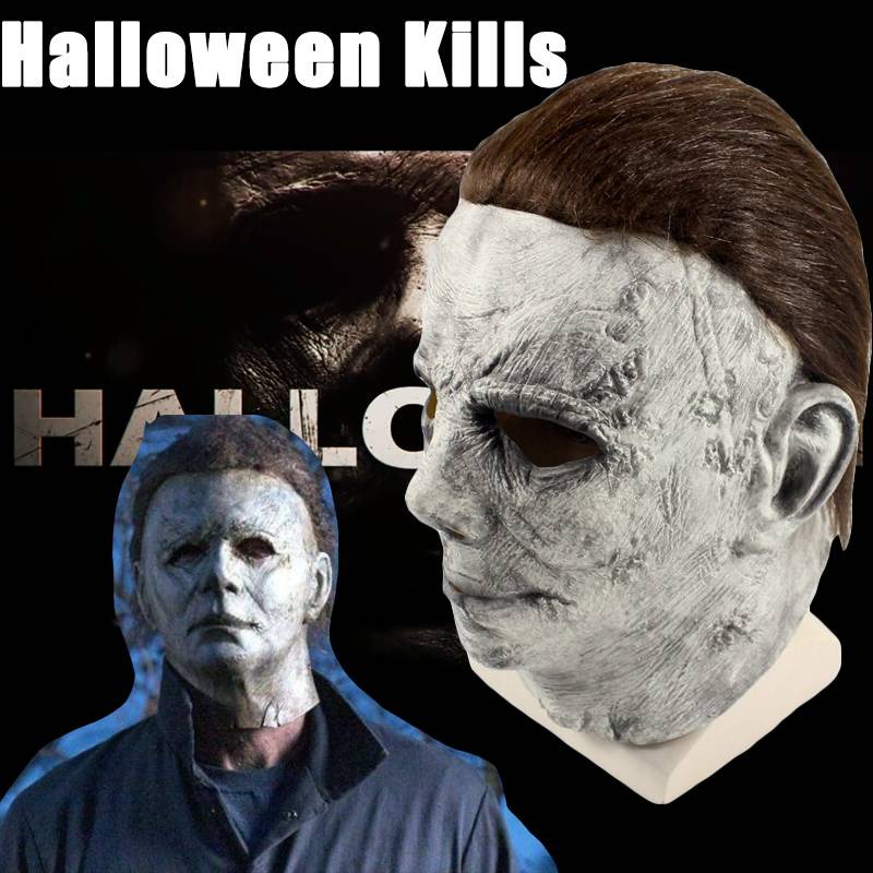 HALLOWEEN KILLS Cosplay Mask Michael Myers Movies Scary Props Costume