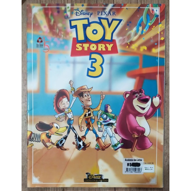 Disney cinema em quadrinhos toy story 3 Shopee Brasil