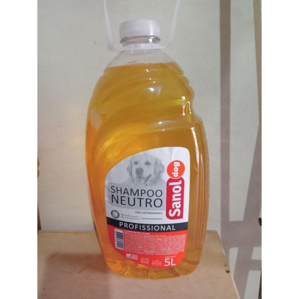 Shampoo Sanol Dog Profissional Neutro 5L Shopee Brasil