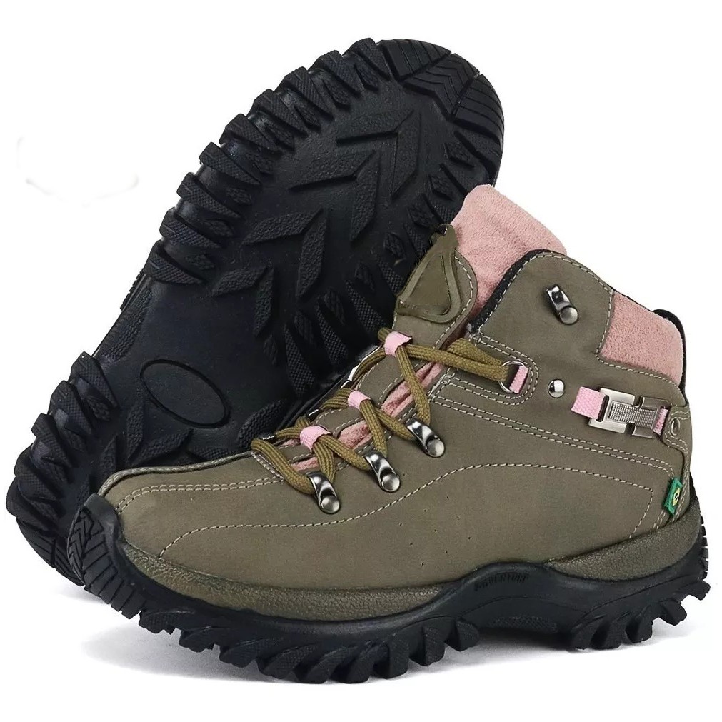 Bota Adventure Feminina Reforçada Impermeável Bota Trilha Shopee Brasil
