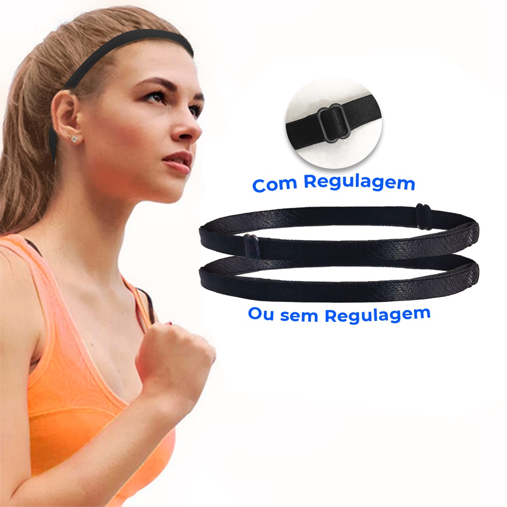 headband Testeira Faixa de cabelo elástica unissex esportiva para