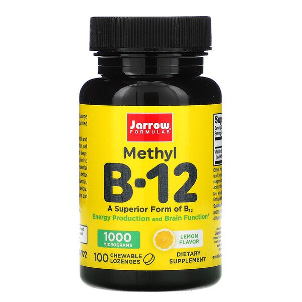 Vitamina B12 1000mcg Jarrow 100 Tablets Sublingual Metil Shopee Brasil