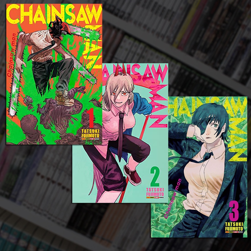 Chainsaw Man, Mangá Todos os Volumes Shopee Brasil