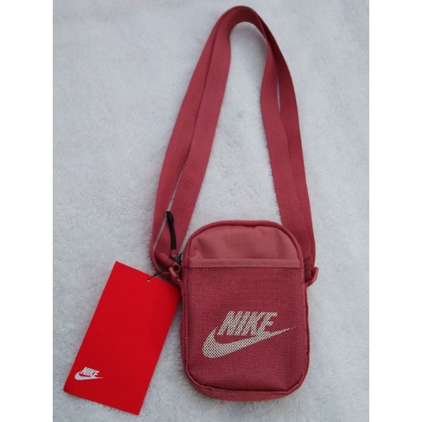 Shoulder Bag Nike Logo Rose Heritage Smit Rosa Novo ORIGINAL Shopee