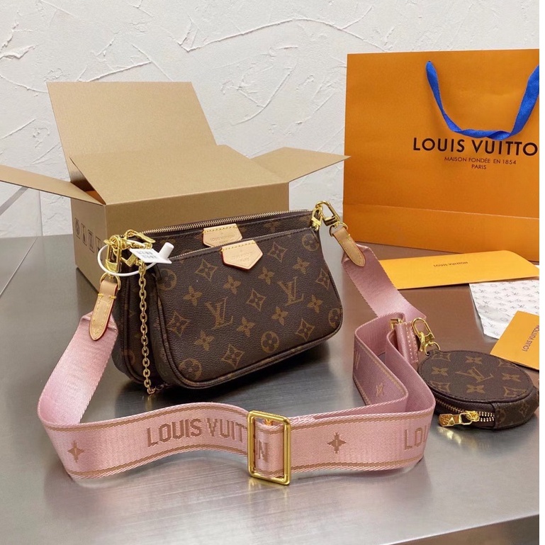 LV/LOUIS VUITTON Bag Mochila Feminina Tendência Uma Bolsa Multiuso De