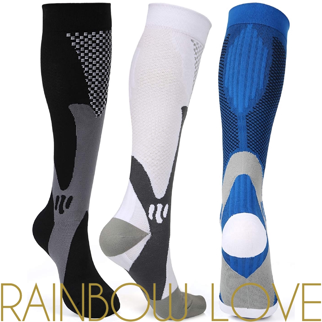 Meia de Compressão Unissex para Recuperação / Meia para